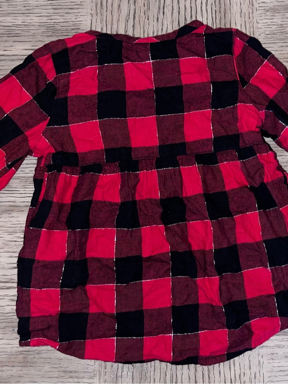 Toddler Girl Flannel Plaid Shirt Lot jumping beans & carter's 18-24M (2 Pieces) - Picture 7 of 7